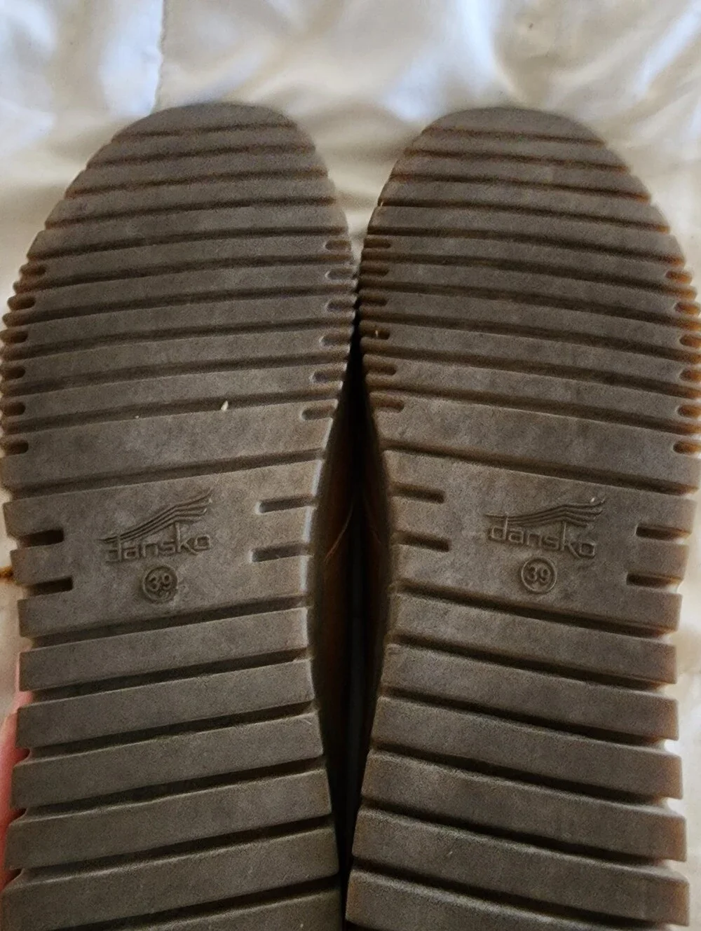 Dansko Tan Leather Casual Lace-Up Shoes